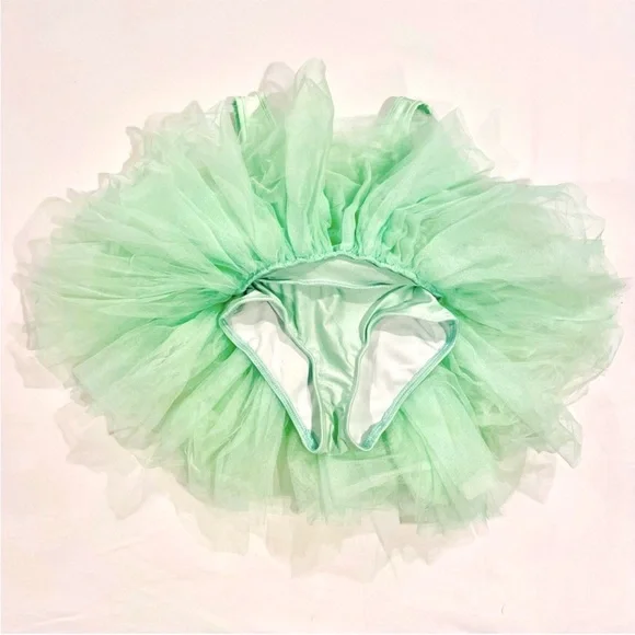 Disney Store Tinker Bell Dress Girls 3T Animators Collection Leotard Tutu Ballet - Picture 7 of 9